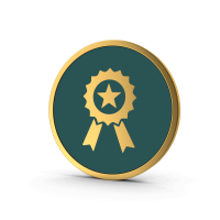 gold award badge icon